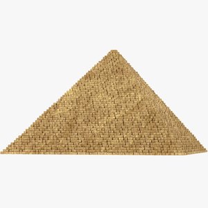 egyptian pyramid 2 3D