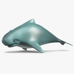 3d cartoon whale