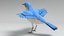 3D bluebird polys model