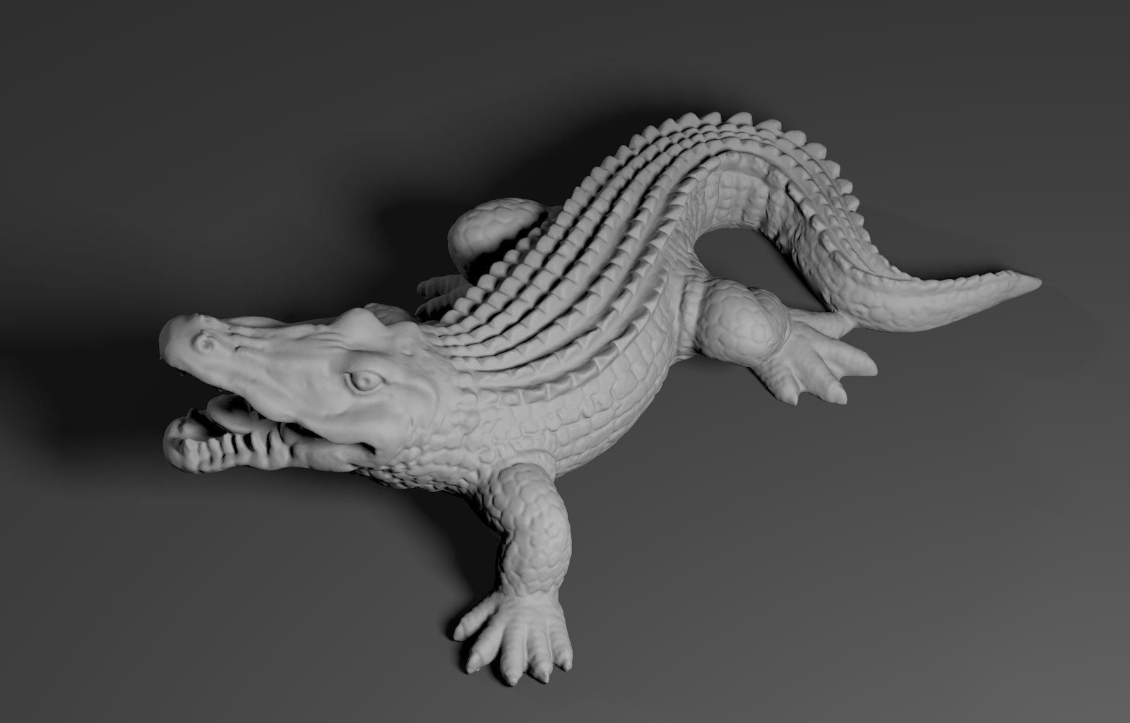 Alligator crocodile 3D model - TurboSquid 1575276