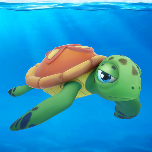 卡通龟3D模型 - TurboSquid 1575300