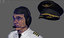airline captain cap 3D model