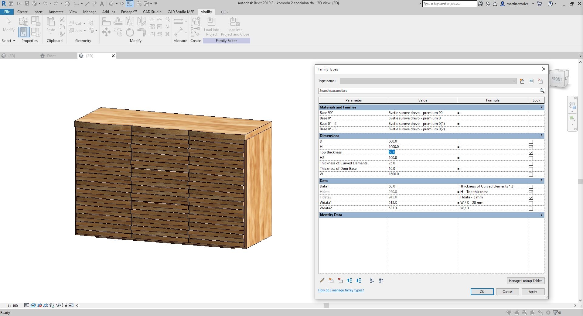Wardrobe 2 revit 3D model TurboSquid 1575469