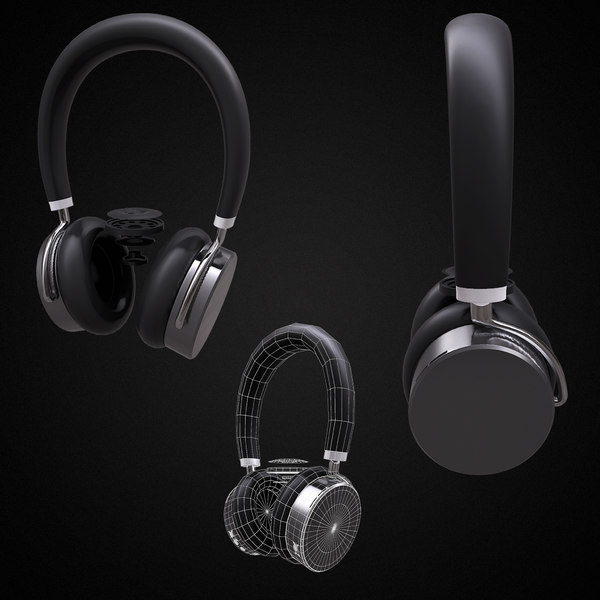 wireless headphone concept 3D