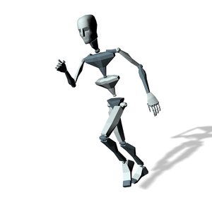 Run sprint freeze position