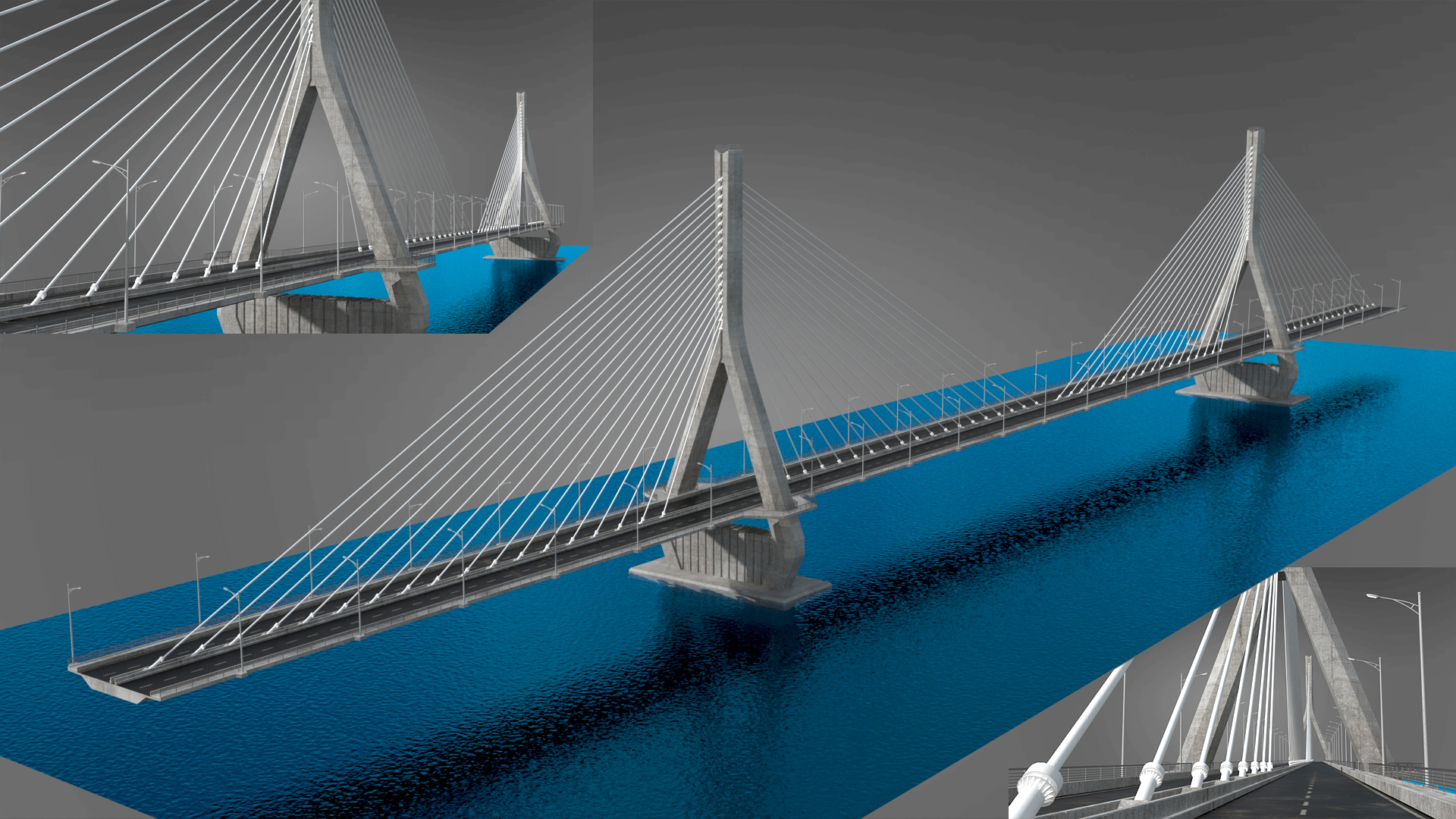 nile bridge3d模型
