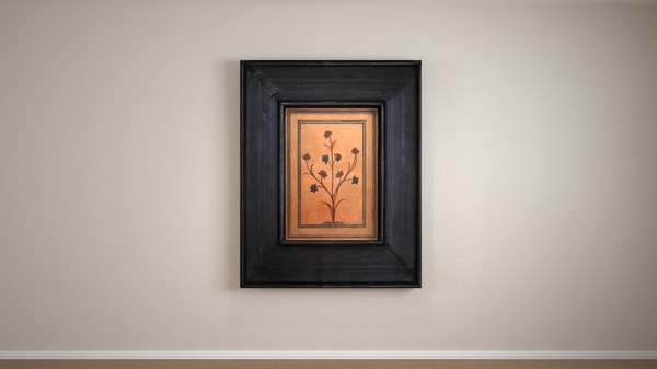 Download 3d Framed Art Distressed Wood Model Turbosquid 1575748