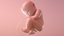 3D complete human egg fetus model