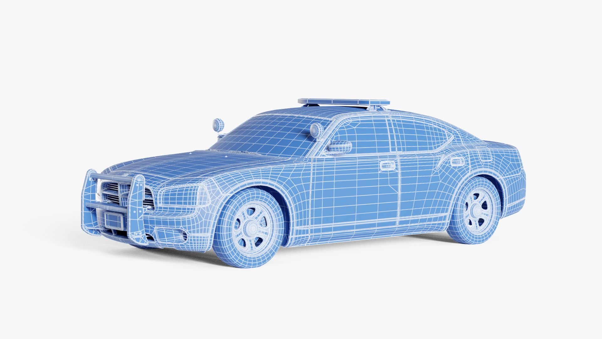 Police car 3D model - TurboSquid 1575897