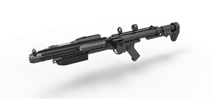 mudtrooper blaster rifle 3D model