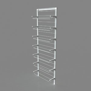 Shoe Rack 3d Models For Download Turbosquid