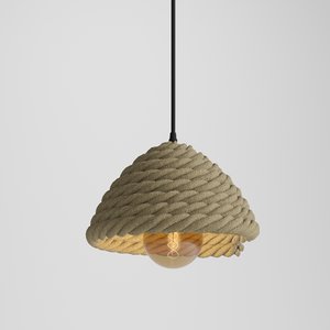 3D model hanging lamp loft house