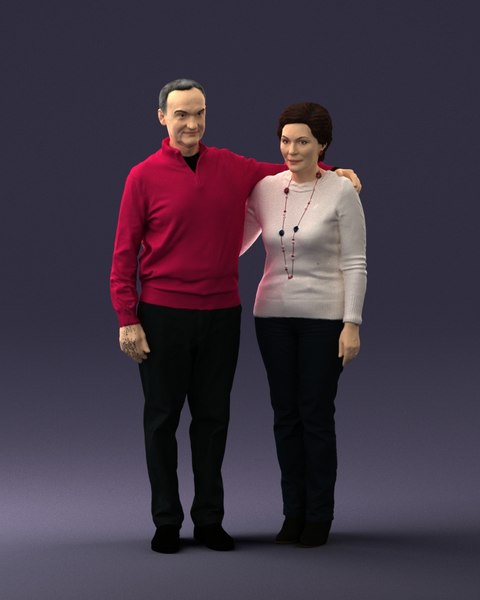 scanned human interiors 3D model