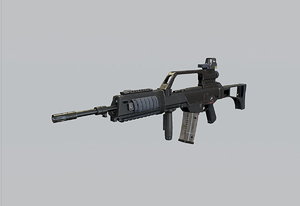 3D ug36k gun weapon rifle