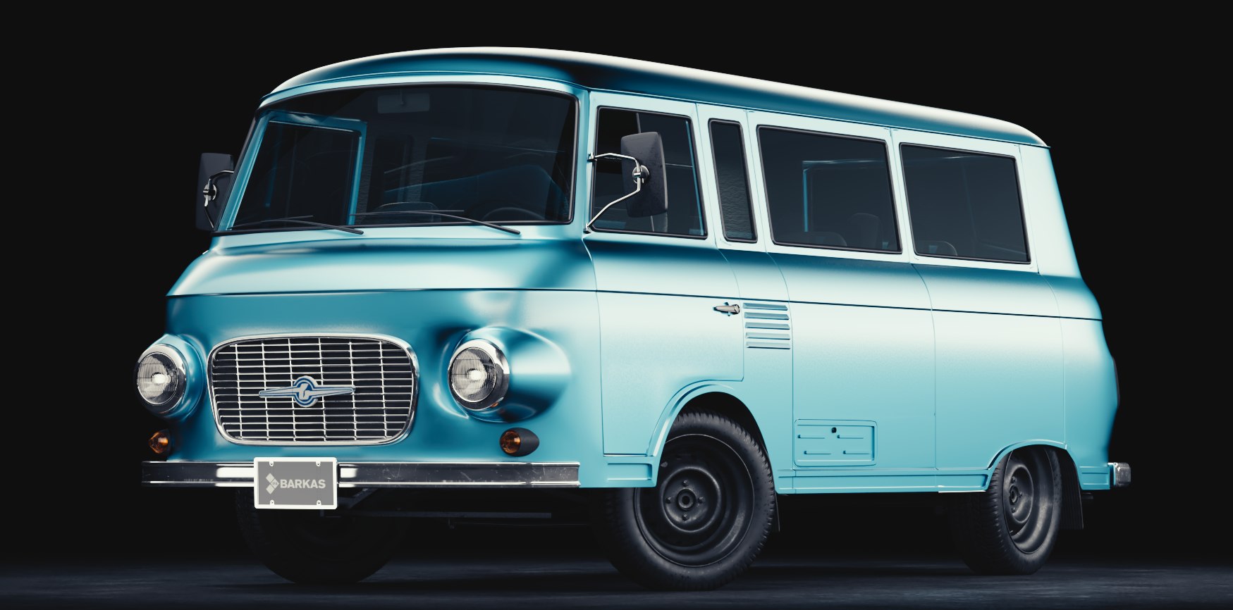 barkas b1000 van obj