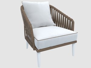 shin lounge chair mavilop 3D model