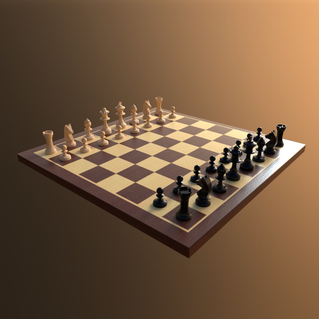 Chess Set 3d - Turbosquid 1576653