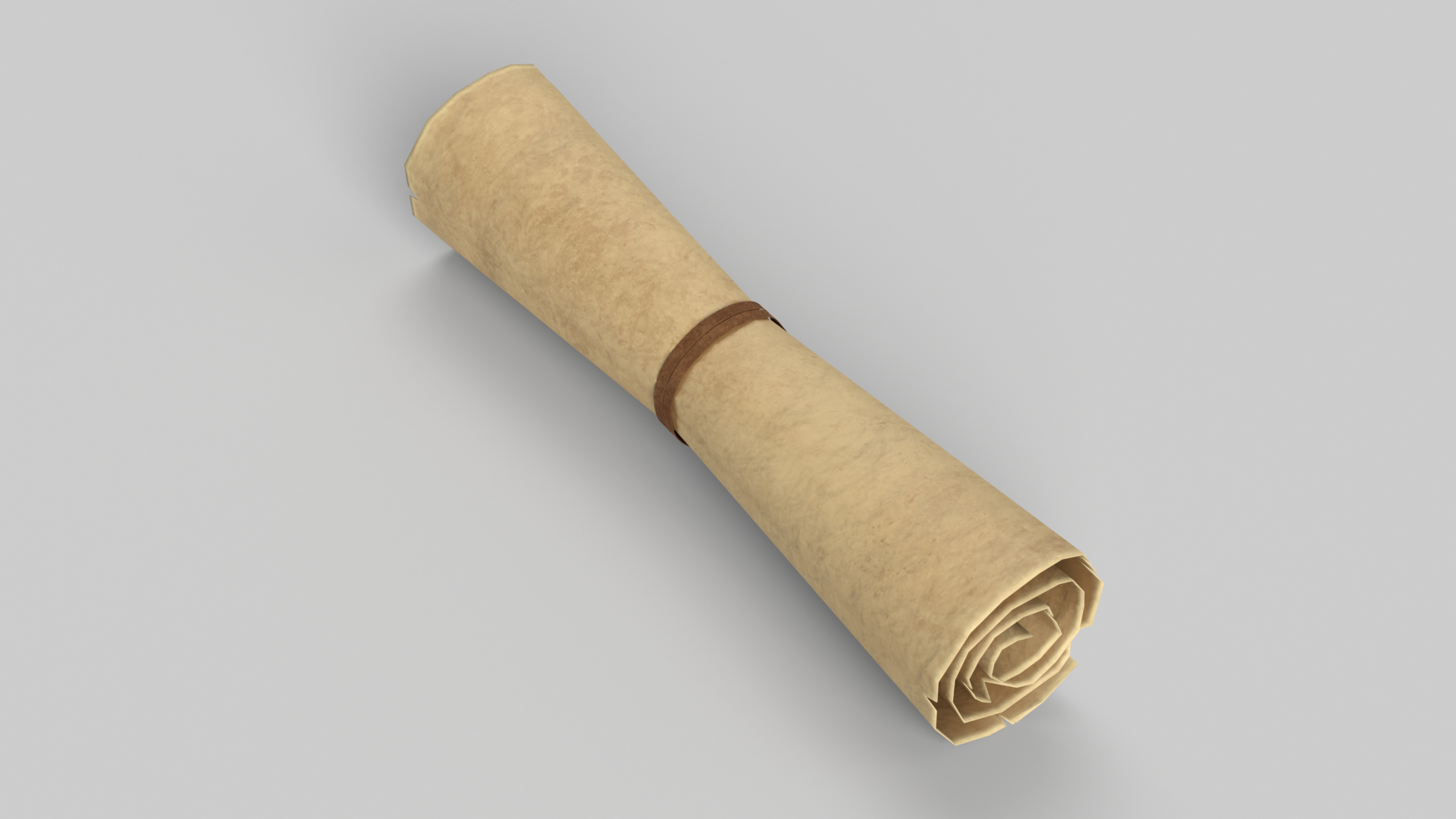 Scroll rolled 3D - TurboSquid 1576908