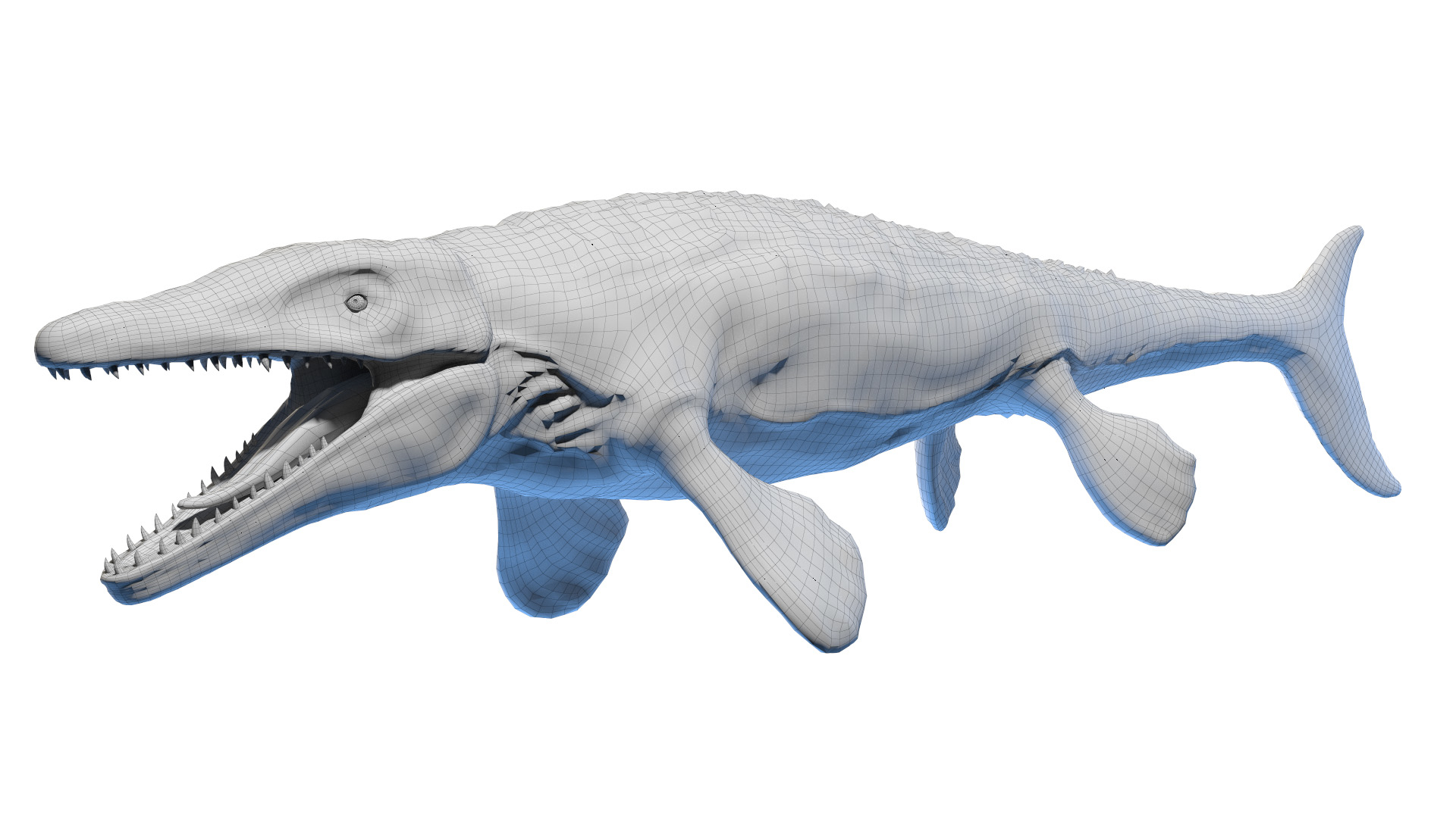 mosasaurus 3d google