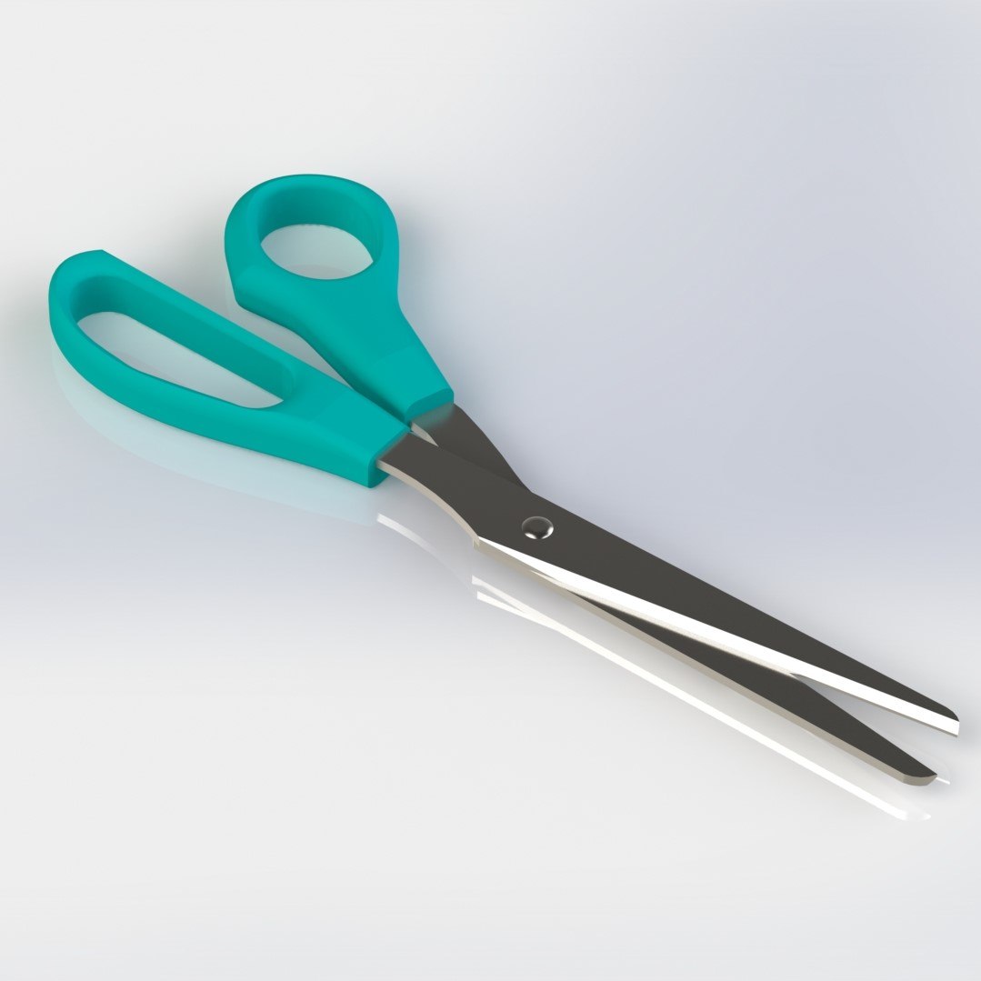 Simple scissors 3D model TurboSquid 1577183