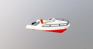 speedboat 3D model