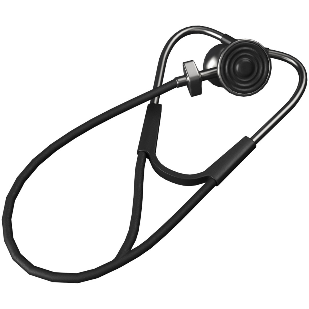 3D model stethoscope medicine TurboSquid 1577533