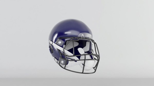 3D football helmet american model
