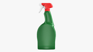 spray bottle detergent 3D model
