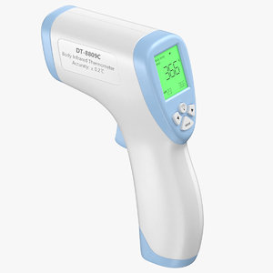 non contact infrared thermometer 3D model