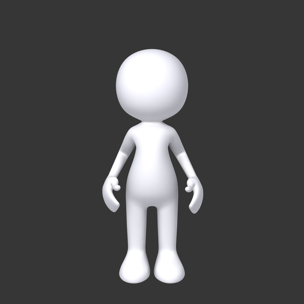 棒人間のキャラクター3dモデル Turbosquid