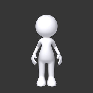 stickman character 3D