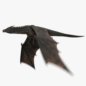 3D dragon animation model