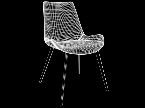hel belangrijk Onmiddellijk Hype chair dan form 3D - TurboSquid 1578098