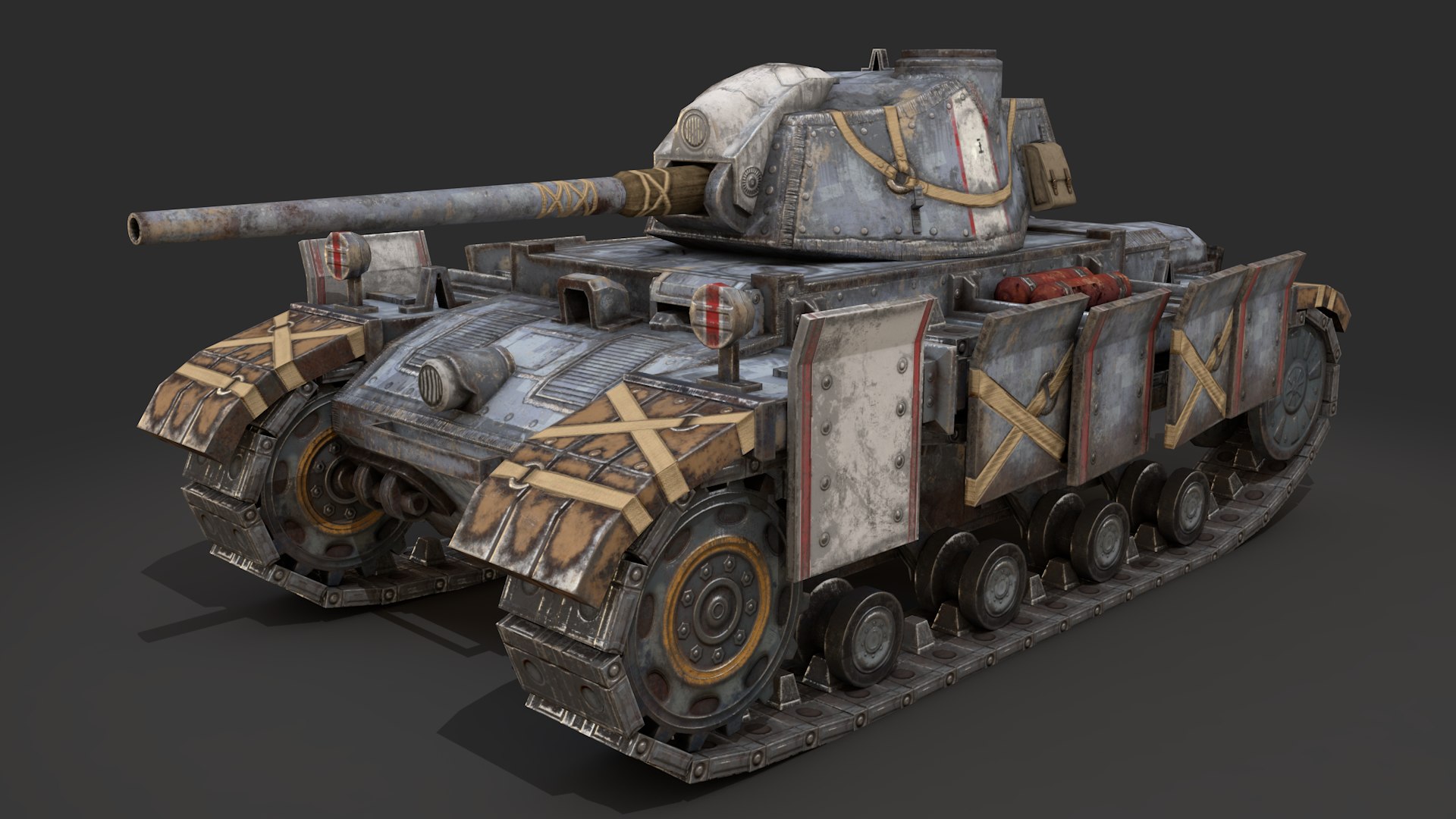 Tank vehicle 3D model - TurboSquid 1578119