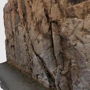 3D scan rock wall