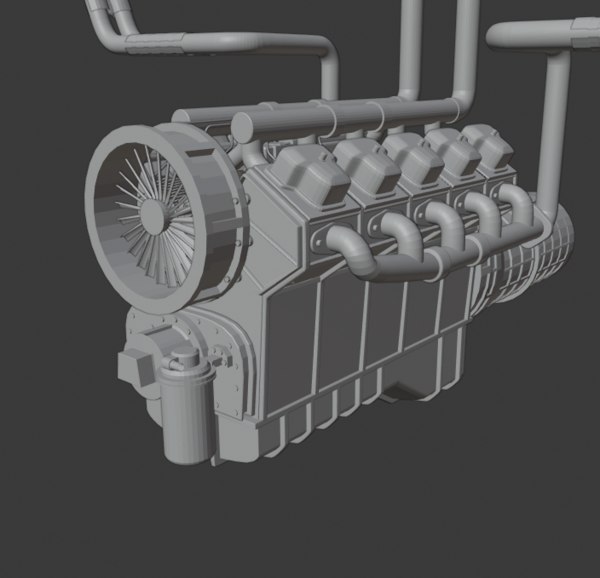 Free 3D diesel engine y10 - TurboSquid 1578160