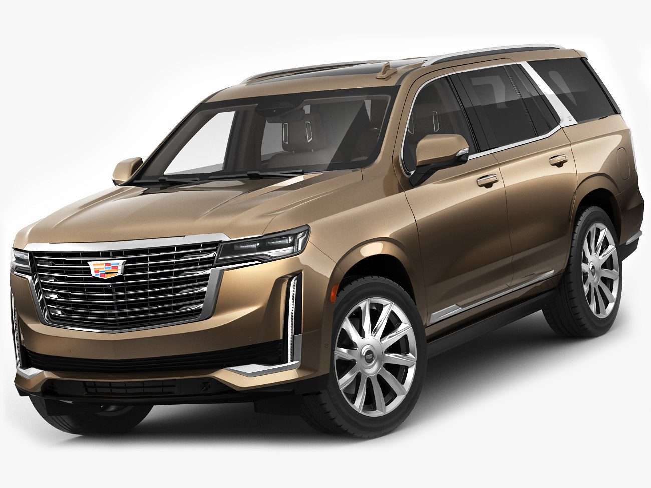 3d model cadillac escalade 2021  turbosquid 1578244