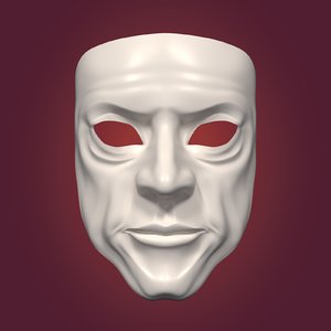 3d model anonymous mask