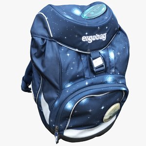 backpack ergobag luggage 3D model
