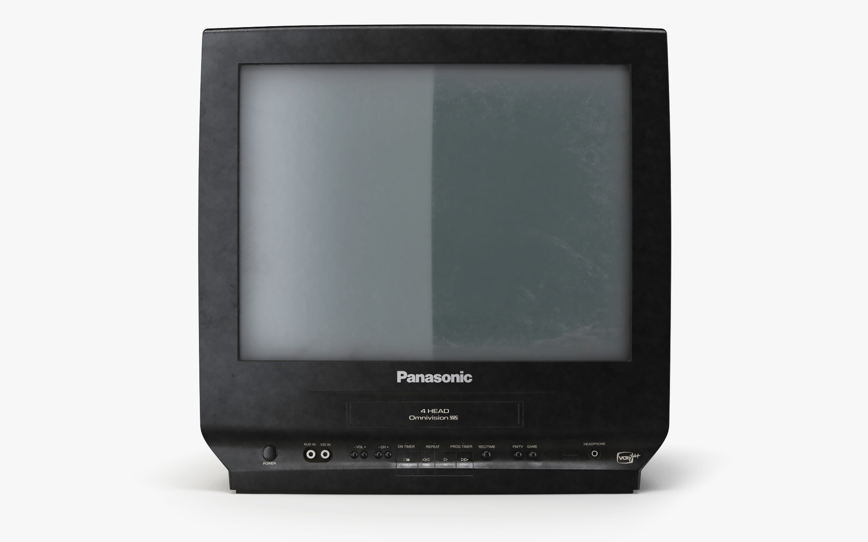 3D crt tv panasonic pv TurboSquid 1578377