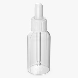 3D cosmetic bottle dropper 50 model