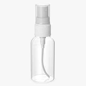 3D model cosmetic bottle spray 50