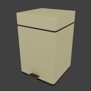 trash bin 3D model