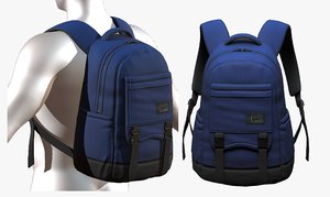 3D fashion bag backpack