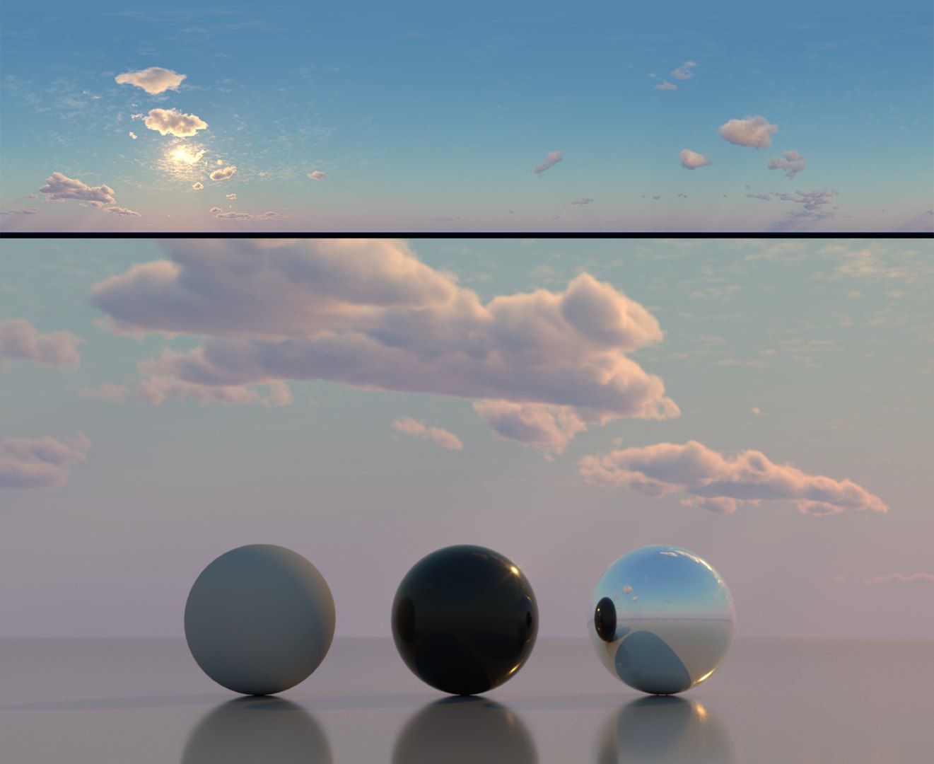 Texture sky dome hdr