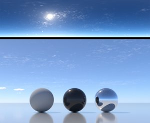 Skydome HDR - Sunny Noon Stratus Clouds Sky - 1