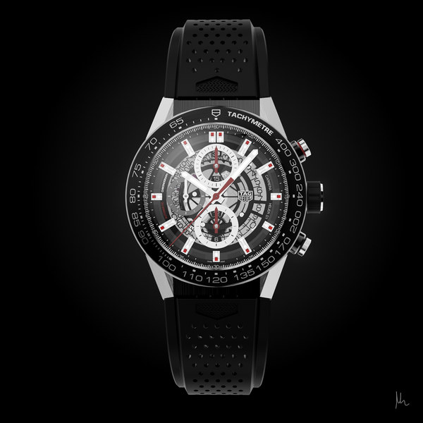 Tag heuer carrera model - TurboSquid 1578957
