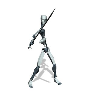 Soldier sword action