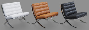 elegant chair 3D model