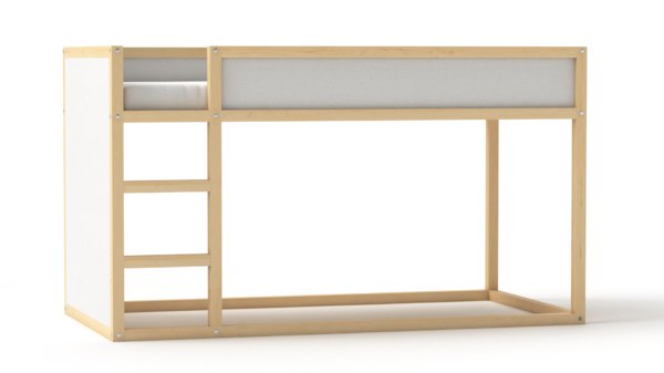 Ikea Kura Wysokie Model 3d, Norddal Bunk Bed Canada